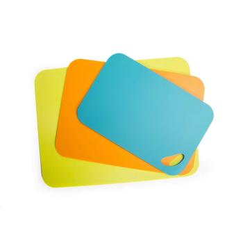 2PCS Extra Thick Plastic Flexible Cutting Board Set