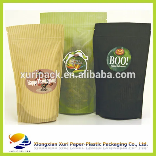 Custom design plastic packaging bags for festival gift