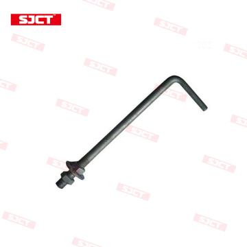 M6-M100 galvanized L anchor bolt