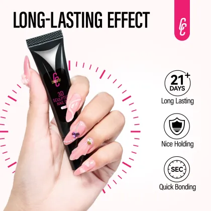 3D Creative DIY Gel Nail Art Sculpture Decorations for Artificial Fingernails