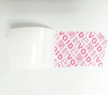Coated Paper VOID Label Printing Paper