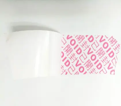 Coated Paper VOID Label Printing Paper