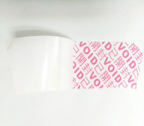 Coated Paper VOID Label Printing Paper
