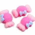 Fabrieksprijs Kawaii Mini Strik Zoete Snoep Plat Hars Cabochon Voor DIY Speelgoed Decor Kralen Slime Handgemaakte Craft Decor