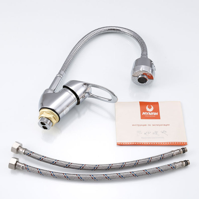 Luxury Finish Single Handle Kitchen Faucet