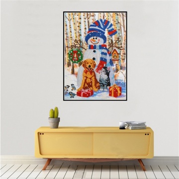 Cute Snowman 5D Diamond Painting On Sale