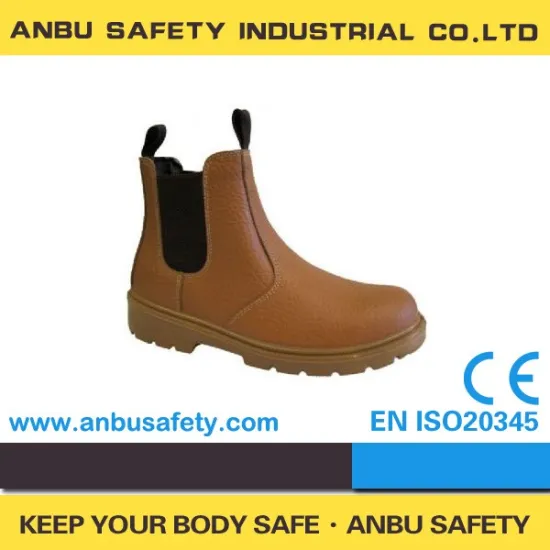 high cut fashionable work shoes with zipper