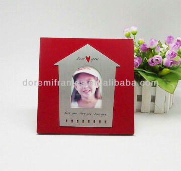 Beautiful aluminum and wood carved photo frames