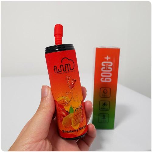 Itália Hot Sale Fluum Bar 6000 Puffs descartáveis