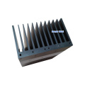 anodized aluminum extruded forced convection heat sink