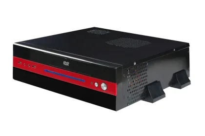 Elegant Steel Computer Case , Micro Atx Horizontal Computer Case