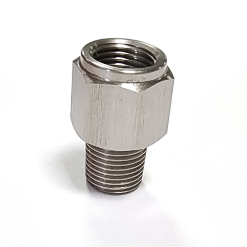 Adaptador de instrumento de pressão de óleo de aço inoxidável 1/8NPT