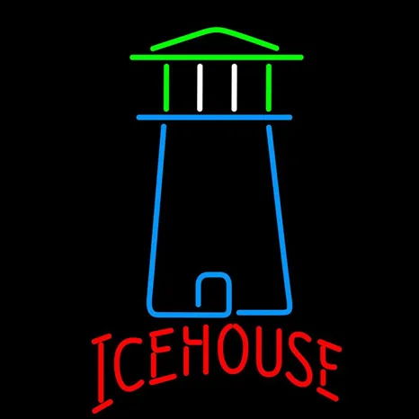 Ice House Light House Art Neon Sign