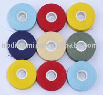 Sideless rewound bobbin thread for sewing machine