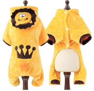 Flannel autumn and winter puppy pet clothing