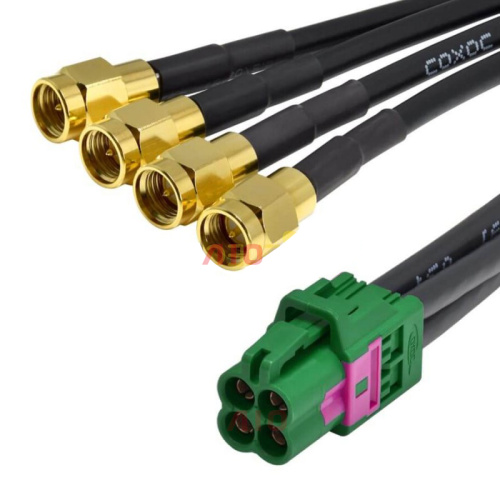 Auto Female Mini Fakra to Male SMA Cable