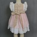 Χονδρική ροζ WDW ριμέ φόρεμα κορίτσια μωρών