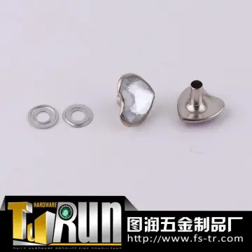 Beautiful color boutique style stone rivet