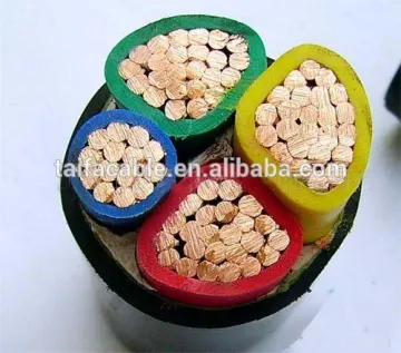 0.6/1KV CU/PVC/PVC Cable, underground electrical cable, 3+1 cores power cable
