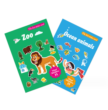 Custom Printed Kids DIY Sticker Book: Children's Cartoon Stickers