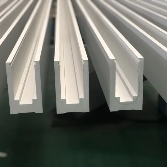 High Quality Anodized Silver U Shape Aluminum Profile for Double Glass Railing