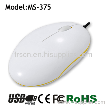 Ms-375 Hottest 3d Mini Flat Optical Usb Mouse 