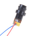 2Pcs Black Red Plastic Laser Head Module Laser Diode Laser Dot P0.05 4.5V 12mm