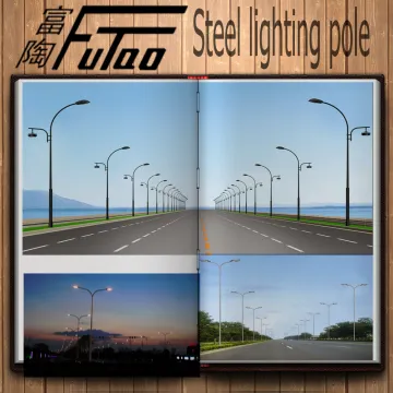 Custom Street Light Pole With Galvanized Pole