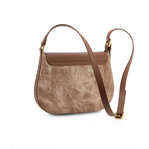 Cowhide Saddle Bag Women's High-End Single-Shoulder Bag