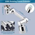 1080 ° faucet Extender ، 1080 دوار روبوت ذراع دوار تمديد الحنفية Aerator