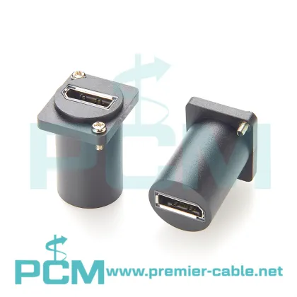 High-Quality D-Type DisplayPort DP Female to DP Female Video XLR Panel Mount Bulkhead Connectors: Enhancing Your Connectivity Solutions