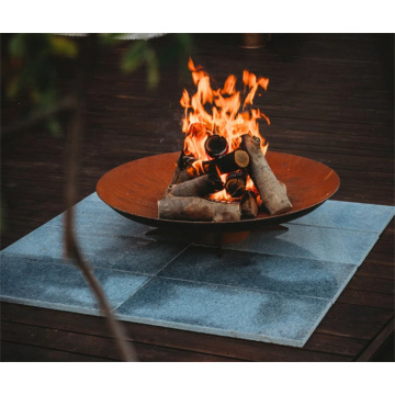 Large Wood Burning Outdoor Corten Steel Fire Pits