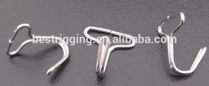 Double Steel flat J U S Shape Hanging Hooks