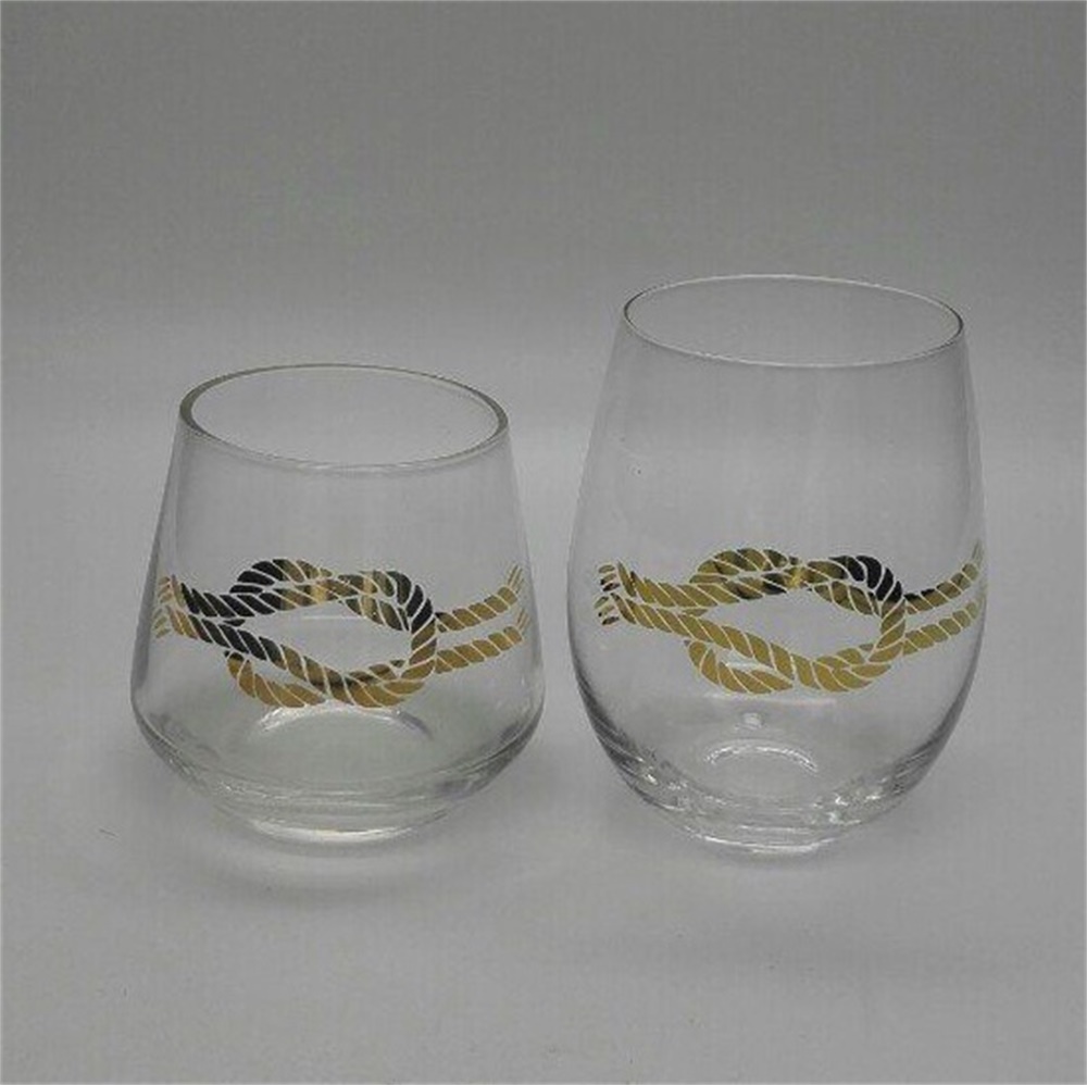 Stemless Wine Tumbler Glass Set 16oz1