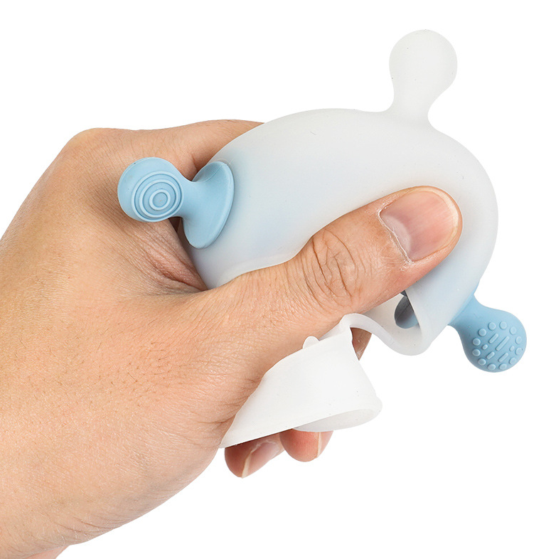 Never Drop Silicone Teether Teehing Toy