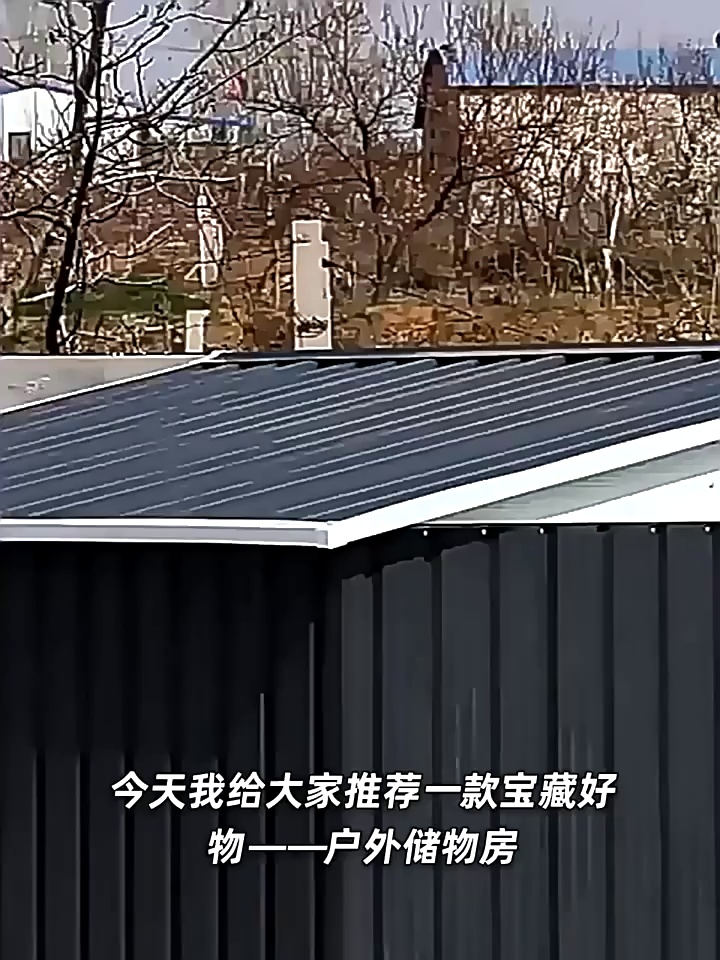 Heavy-Duty Folding Outdoor Tool Shed for Garden Storage