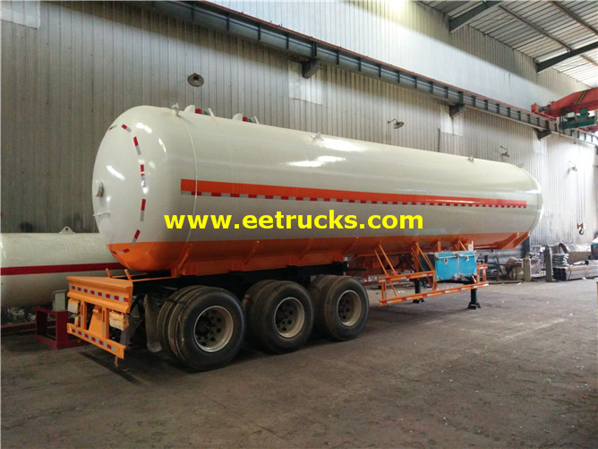 54000 Liters LPG Gas Tanker Semi Trailers