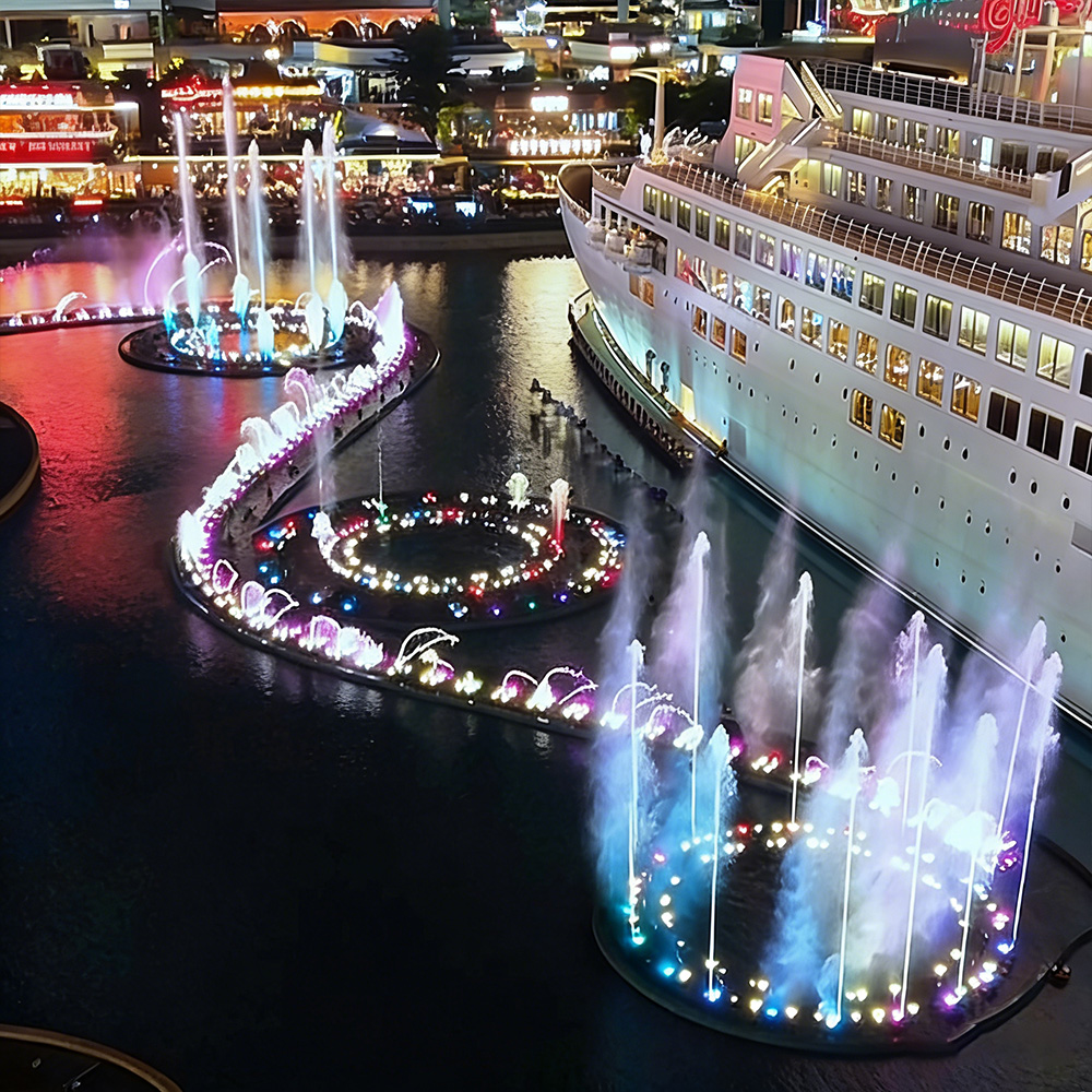 dancing water feature
