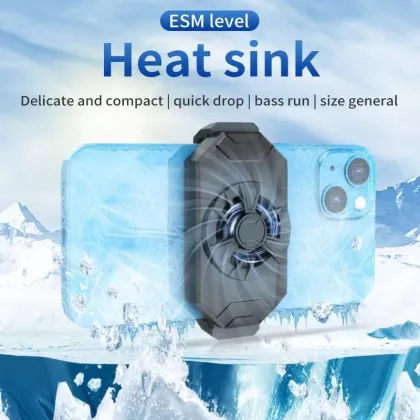 New S1 Mobile Phone Cooler: Game Live Cooling with Mobile Phone Cooling Fan and Radiator