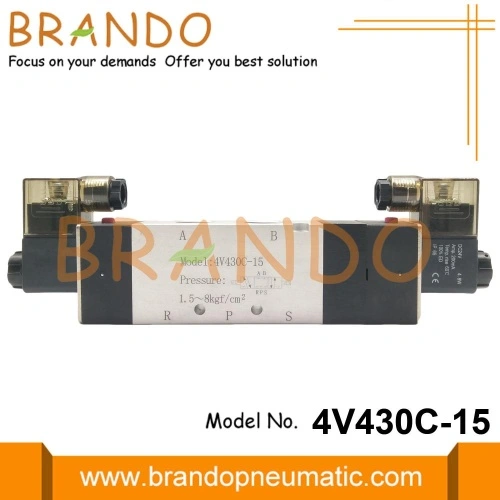 Électrovanne Pneumatique AirTAC 4V430C-15 - Fonctionne En DC24V Ou AC220V, Neuf