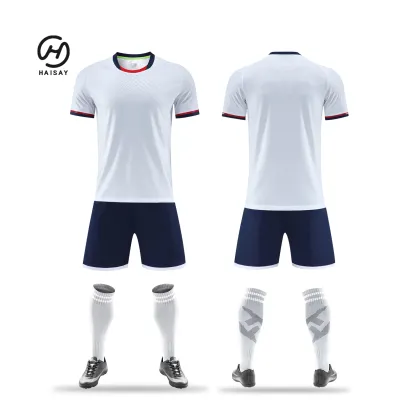 New Season European Club Referee Jersey Football Short Sleeve Breathable Training Jersey Soccer Jersey Uniform Men Soccer Wear