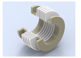 Two-component bellow