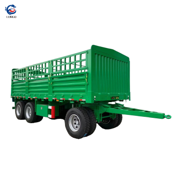 Använde 40 ton dragbom semi trailers med laststaket till salu i Shandong