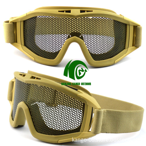 Custom OEM Explosion-Proof Goggles with 3 Lenses PC UV400 Tactical Sunglasses