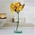 Bourgeon de vase à fleurs en verre recyclé avec bulle