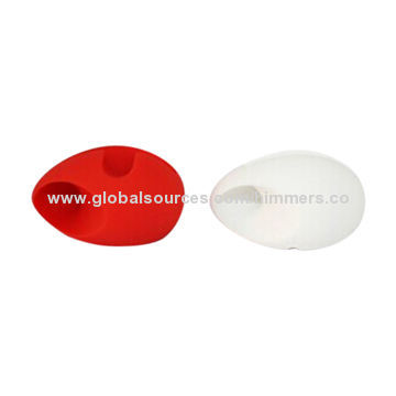 Cute egg ear high quality customized promotional silicone mobile phone speaker