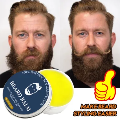 OEM 50g Pure Natural Men's Beard Balm for Softer Beard