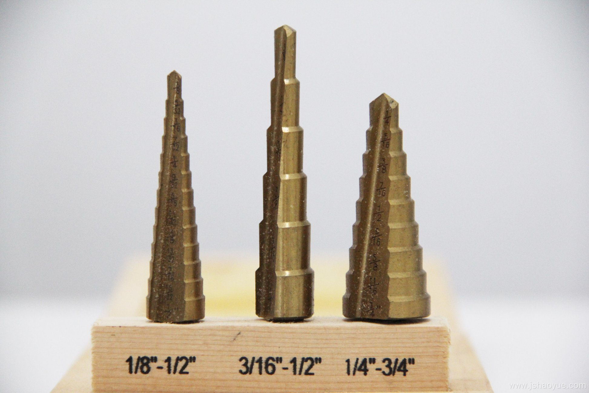 3PCS Drill Bit Titanium Nitride Coated