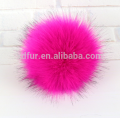 vente chaude moelleux faux renard fourrure pompon balle