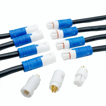 M6 6Pin 8mm IP67 Kabel Penyambung Kalis Air